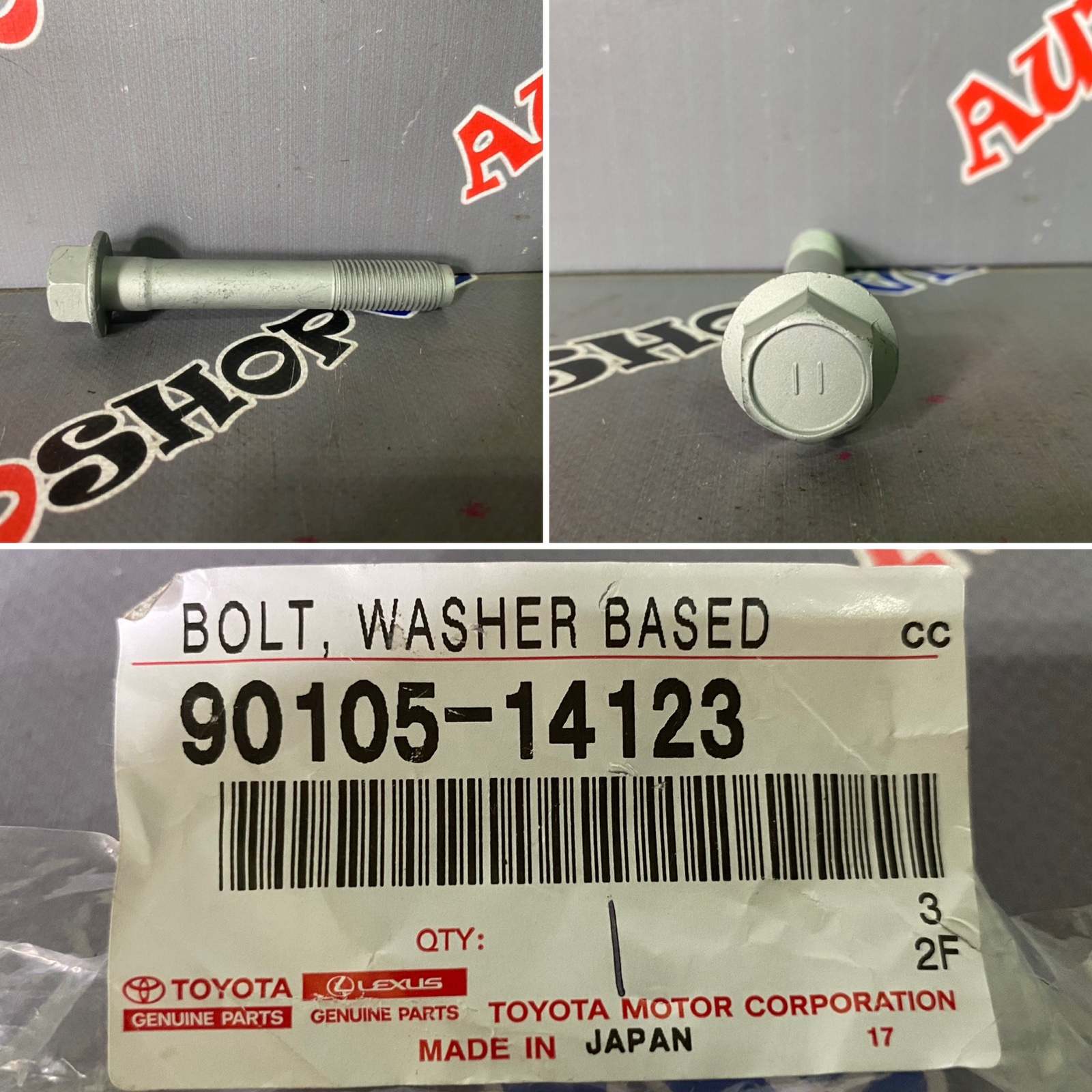Болты подвески TOYOTA LAND CRUISER FZJ100 90105-14123 новая