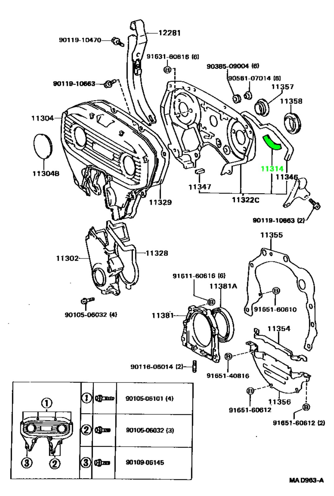 Уплотнительная резинка CAMRY PROMINENT VZV30
