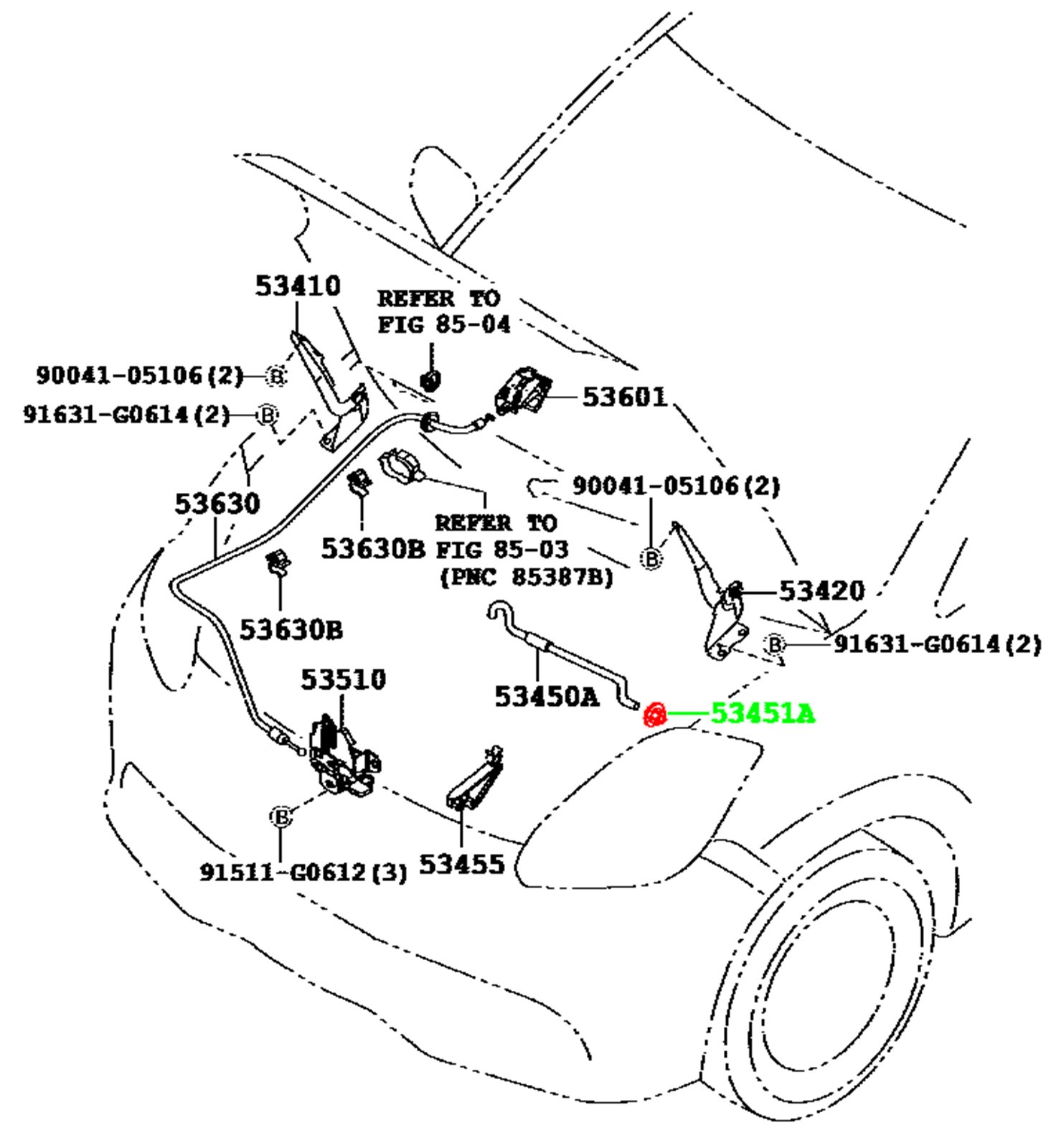 Клипса PASSO KGC10 1KRFE