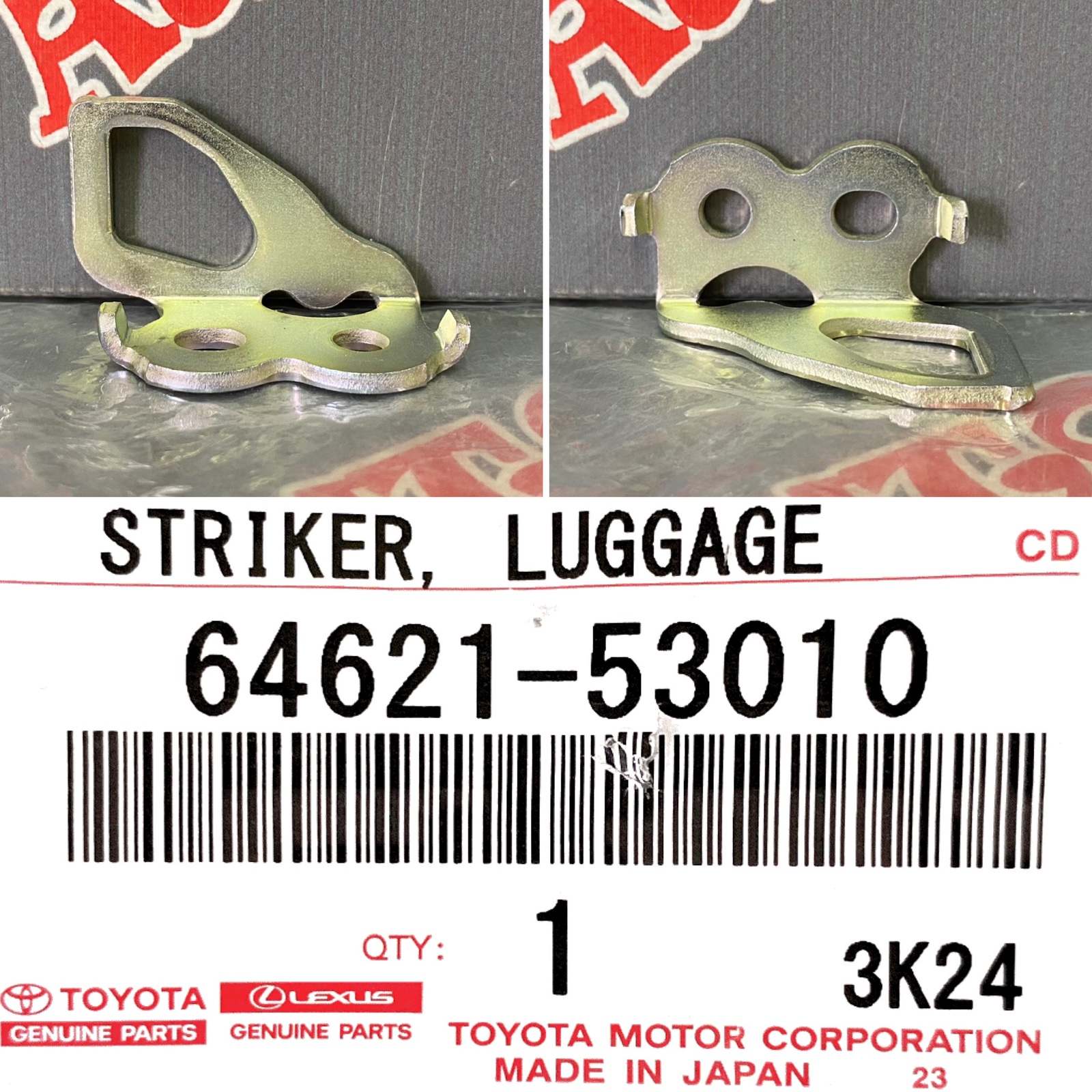 Петля замка багажника TOYOTA 64621-53010 новая