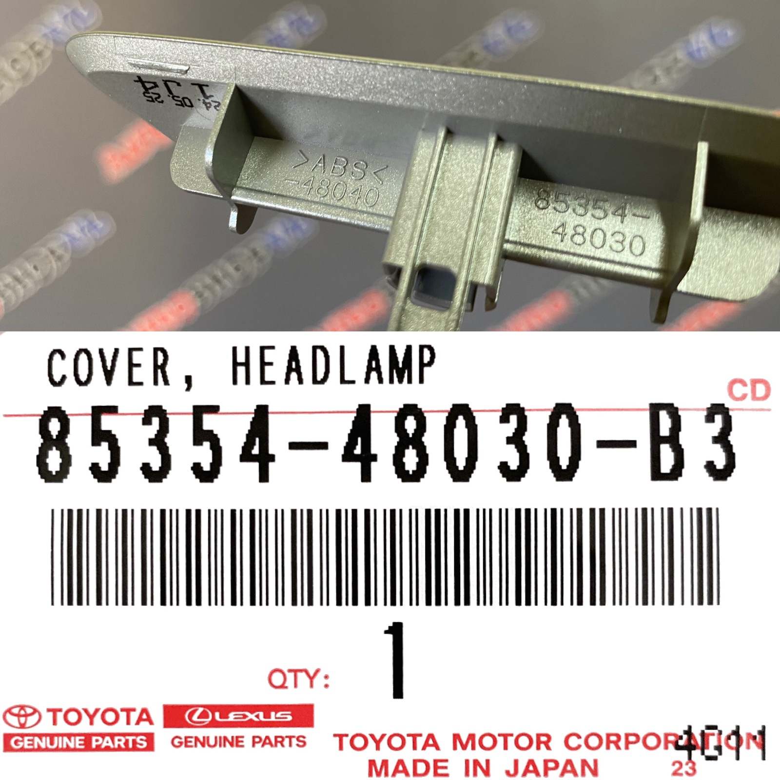 Крышка форсунки омывателя фар передняя левая LEXUS RX350 GGL25