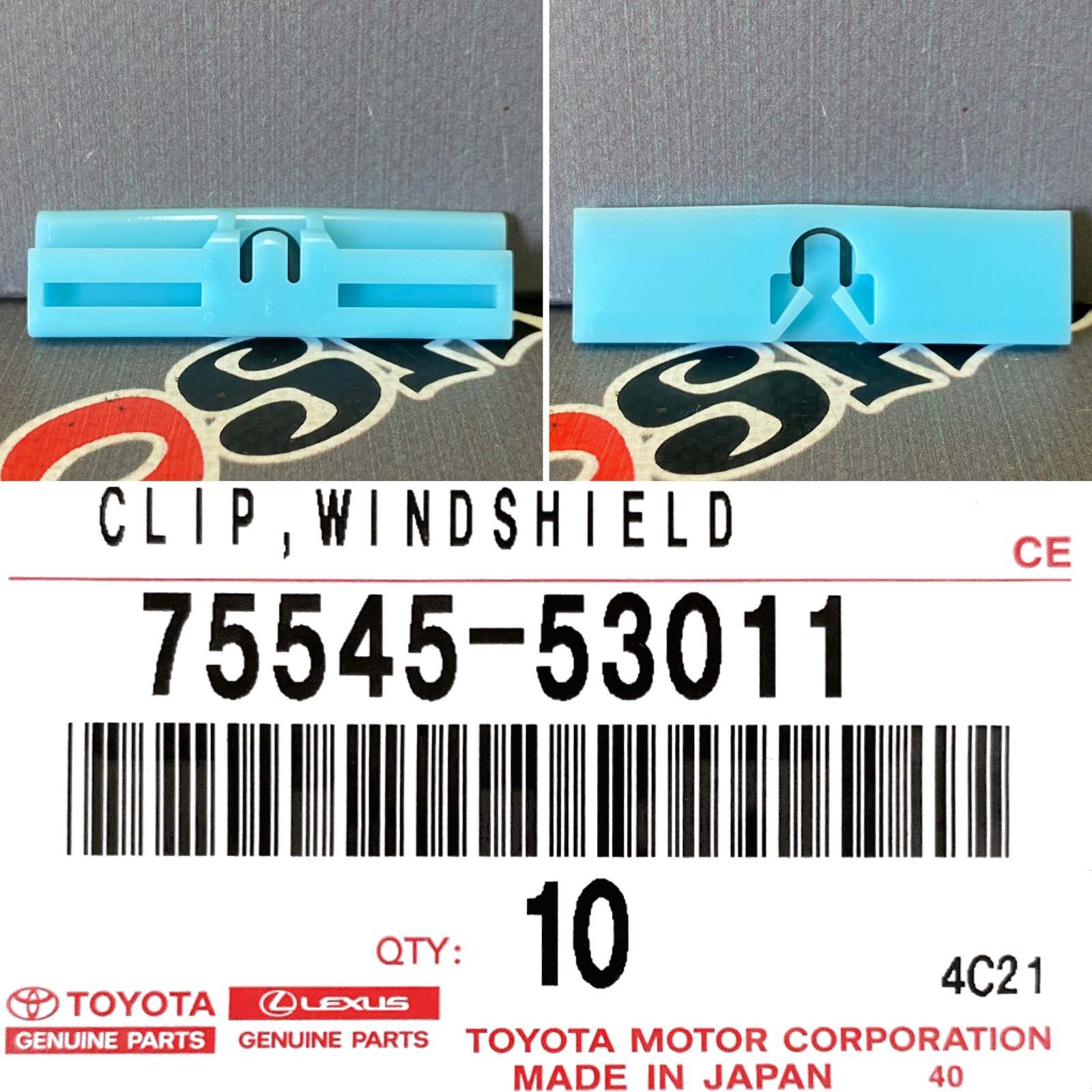 Клипса TOYOTA LAND CRUISER PRADO GDJ150 75545-53011 новая