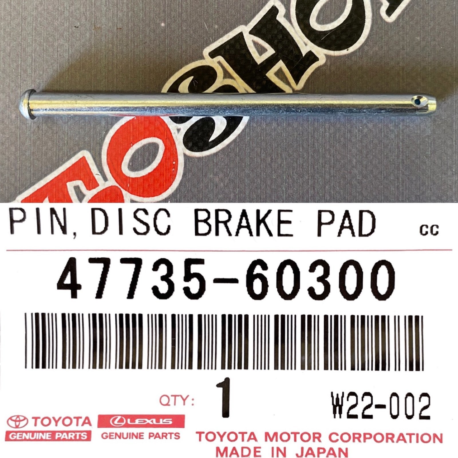 Направляющая суппорта передняя TOYOTA LAND CRUISER PRADO GDJ150 47735-60300 новая