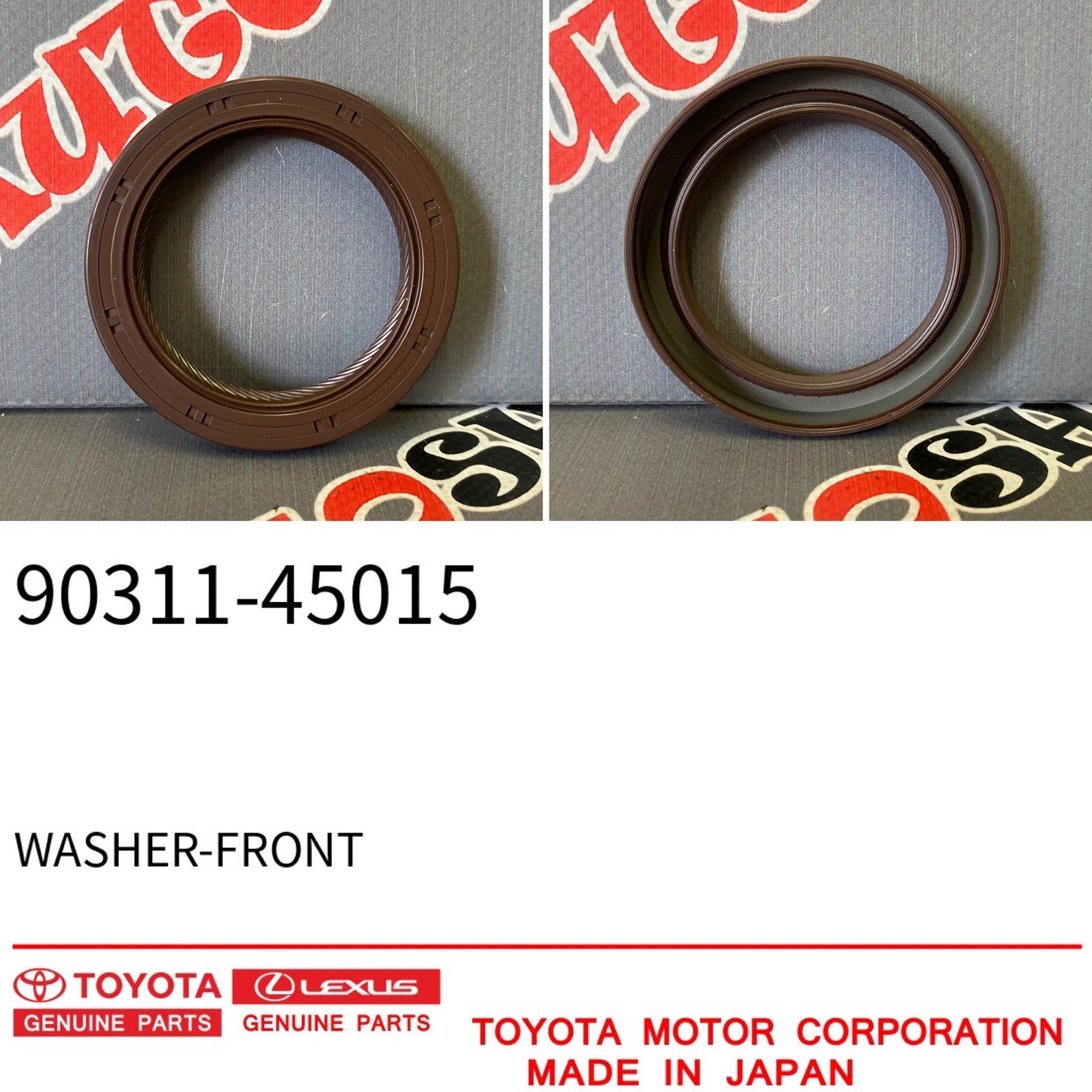 Сальник коленвала передний TOYOTA 90311-45015 новая