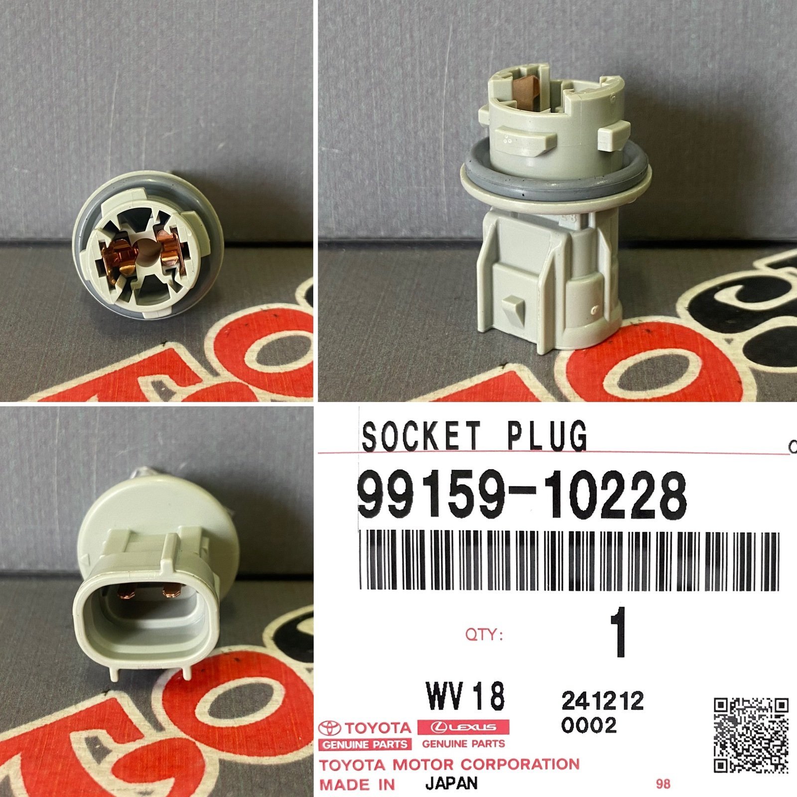 Патрон лампы TOYOTA 99159-10228 новая