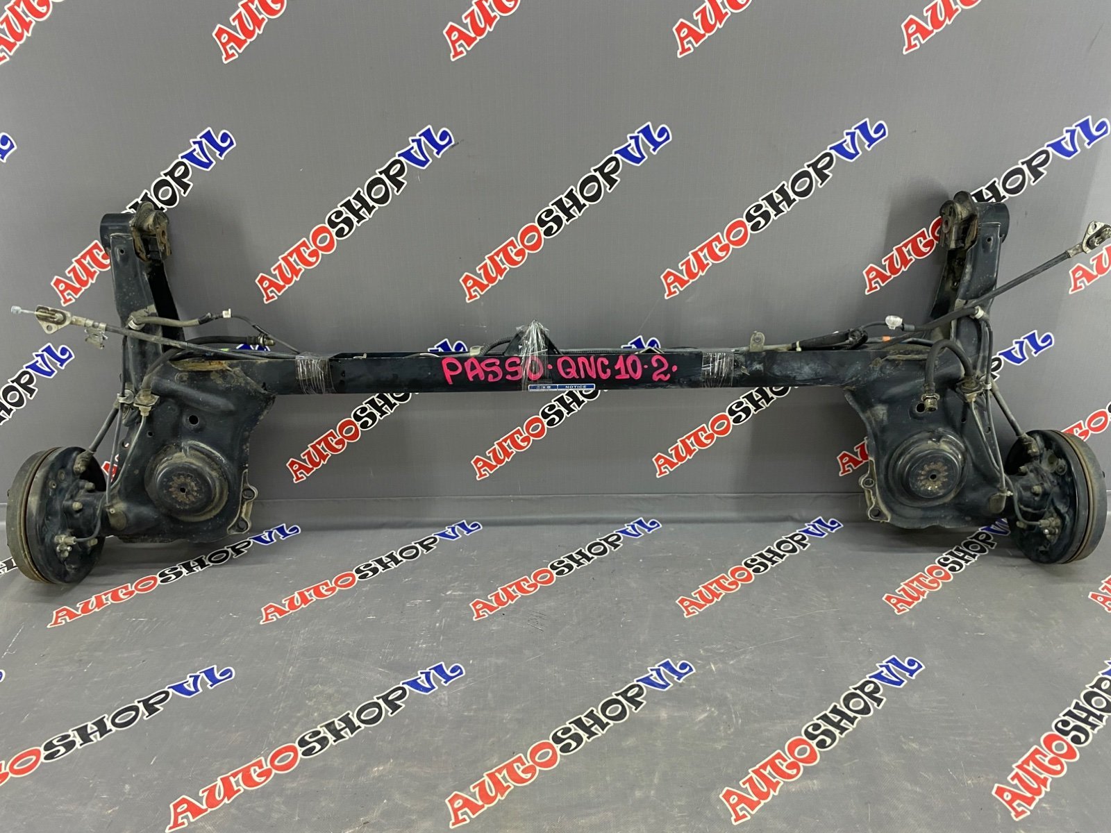 Балка подвески задняя TOYOTA PASSO 06.2008 QNC10 K3VE 48710-B1041 контрактная