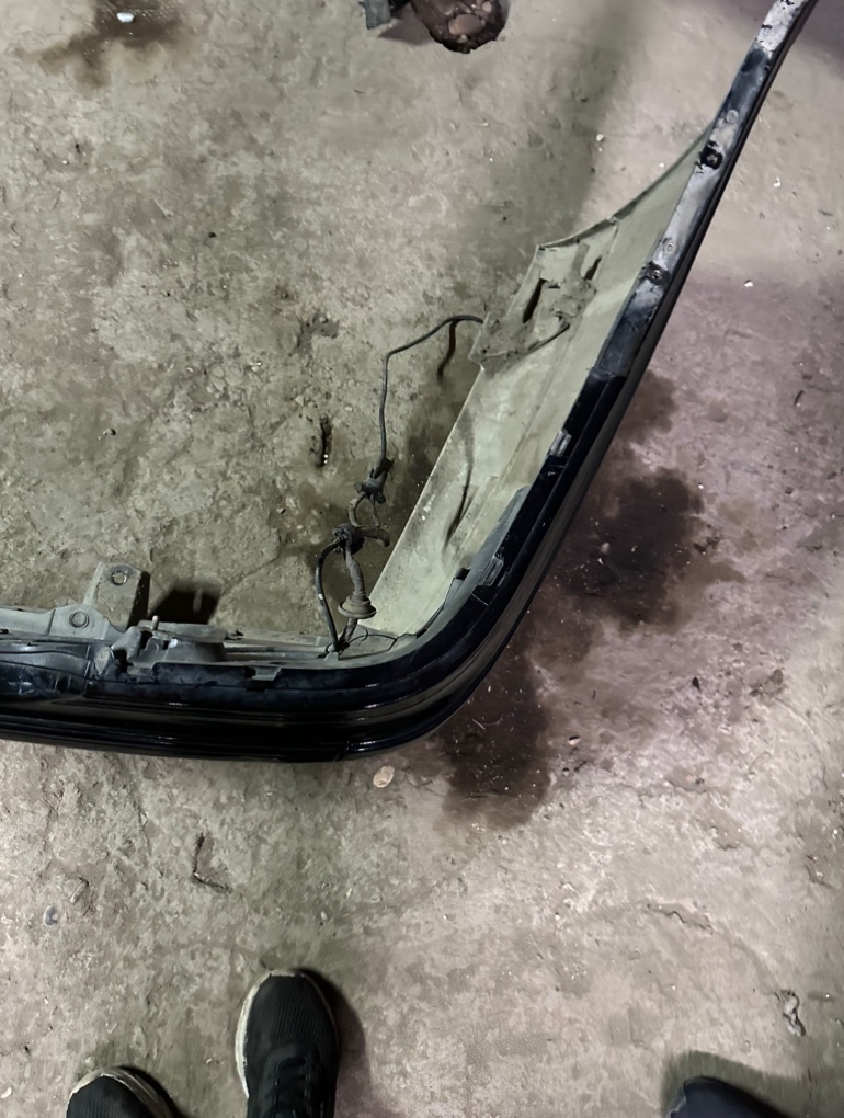 Бампер задний S-CLASS 2001 W220 M112.944