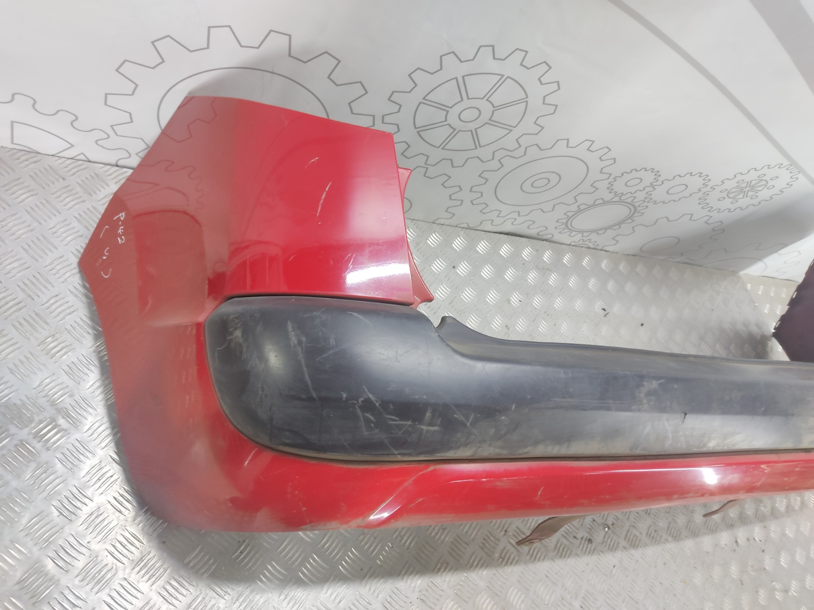Бампер задний для Peugeot 207, 2008 г. 1.6 i бензин б/у — фото 2