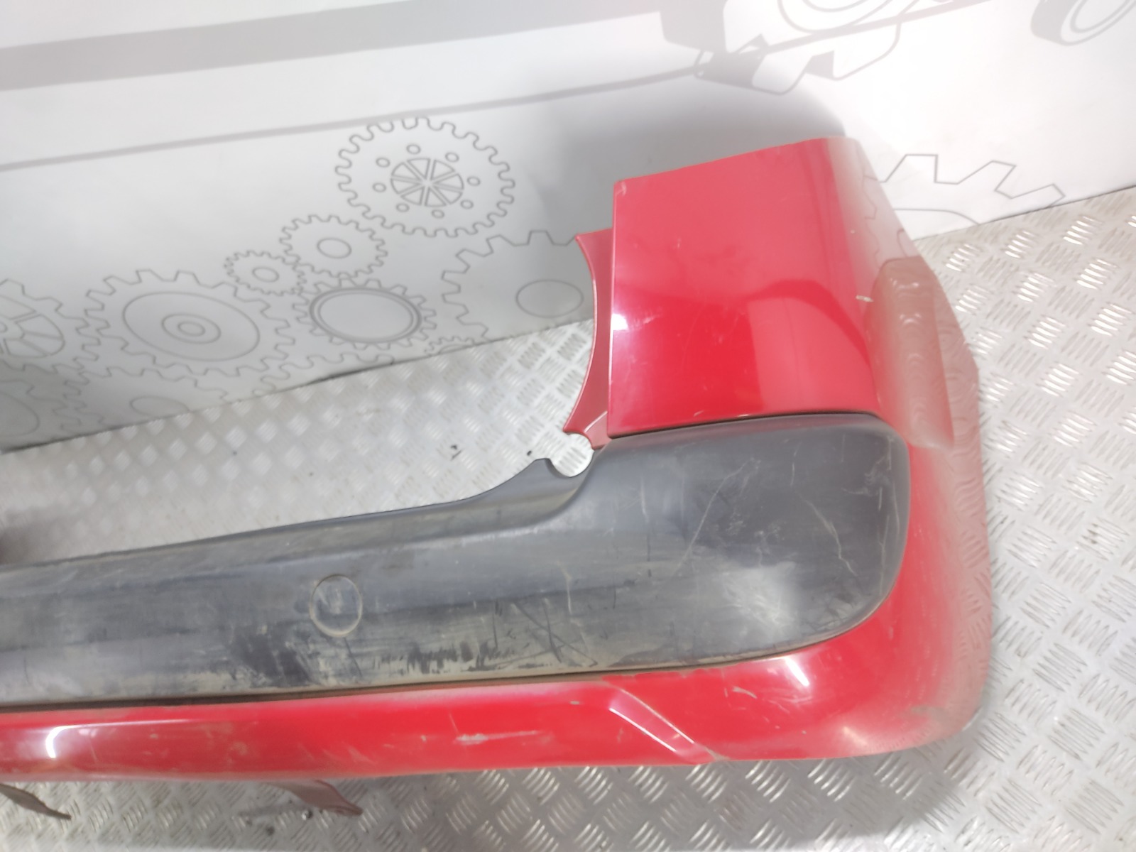 Бампер задний для Peugeot 207, 2008 г. 1.6 i бензин б/у — фото 3