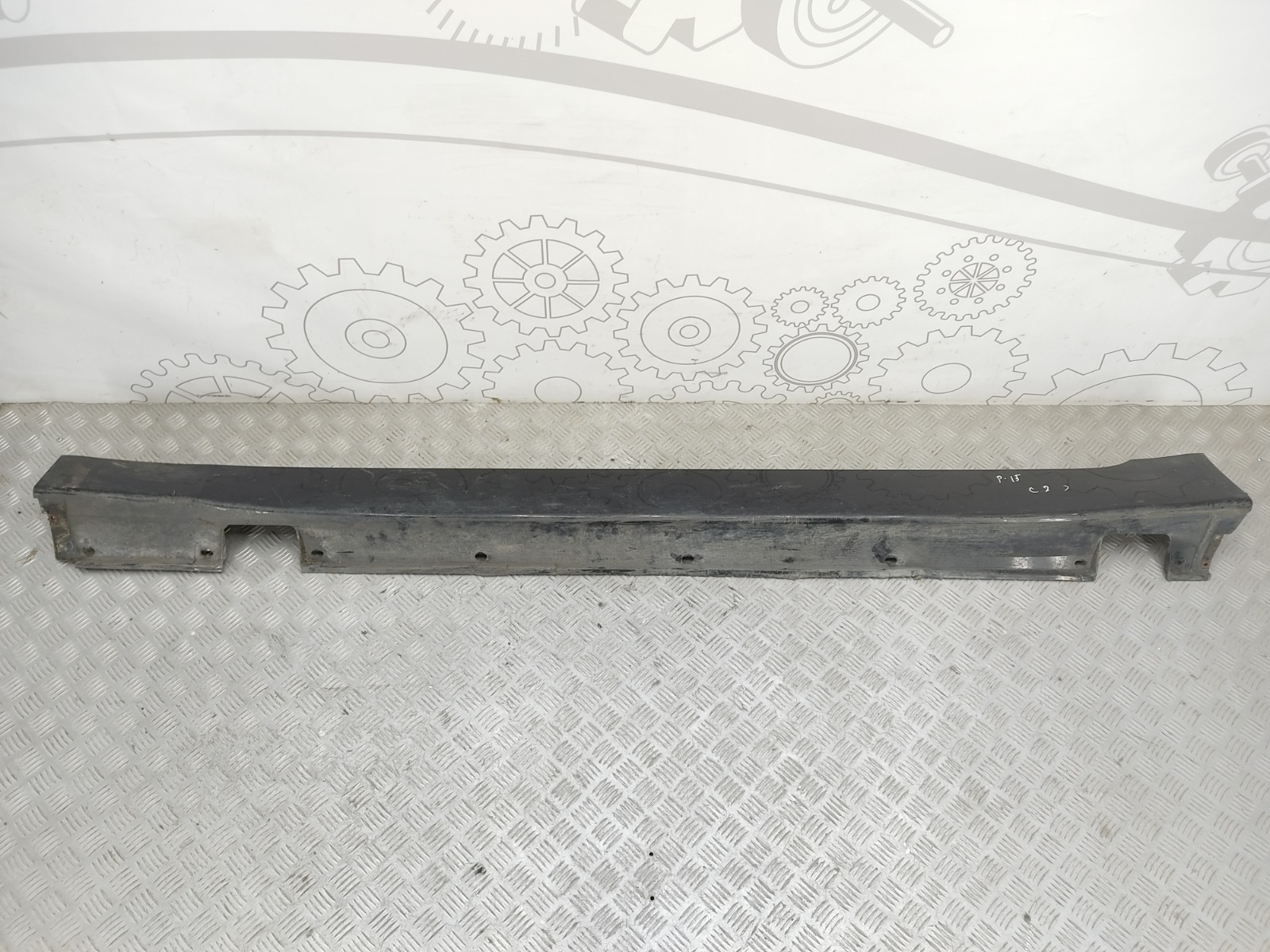Накладка на порог для BMW 5 E60/E61, 2004 г. 3.0 i бензин б/у