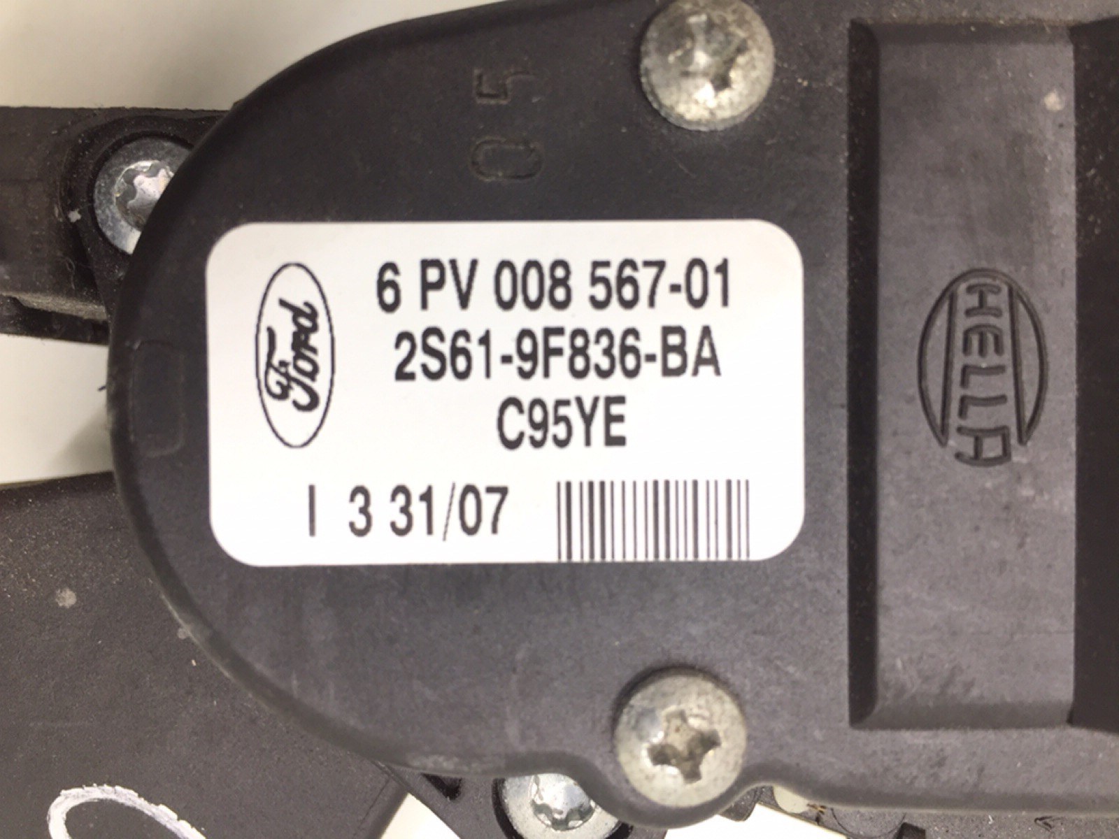 Педаль газа для Ford Fiesta, 2007 г. 1.4 i бензин б/у — фото 5