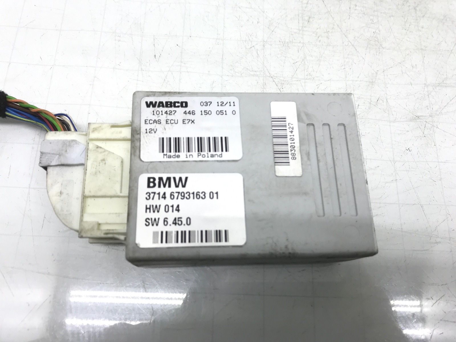 Блок управления пневмоподвеской для BMW X5 E70, 2011 г. 3.0 TD дизель б/у
