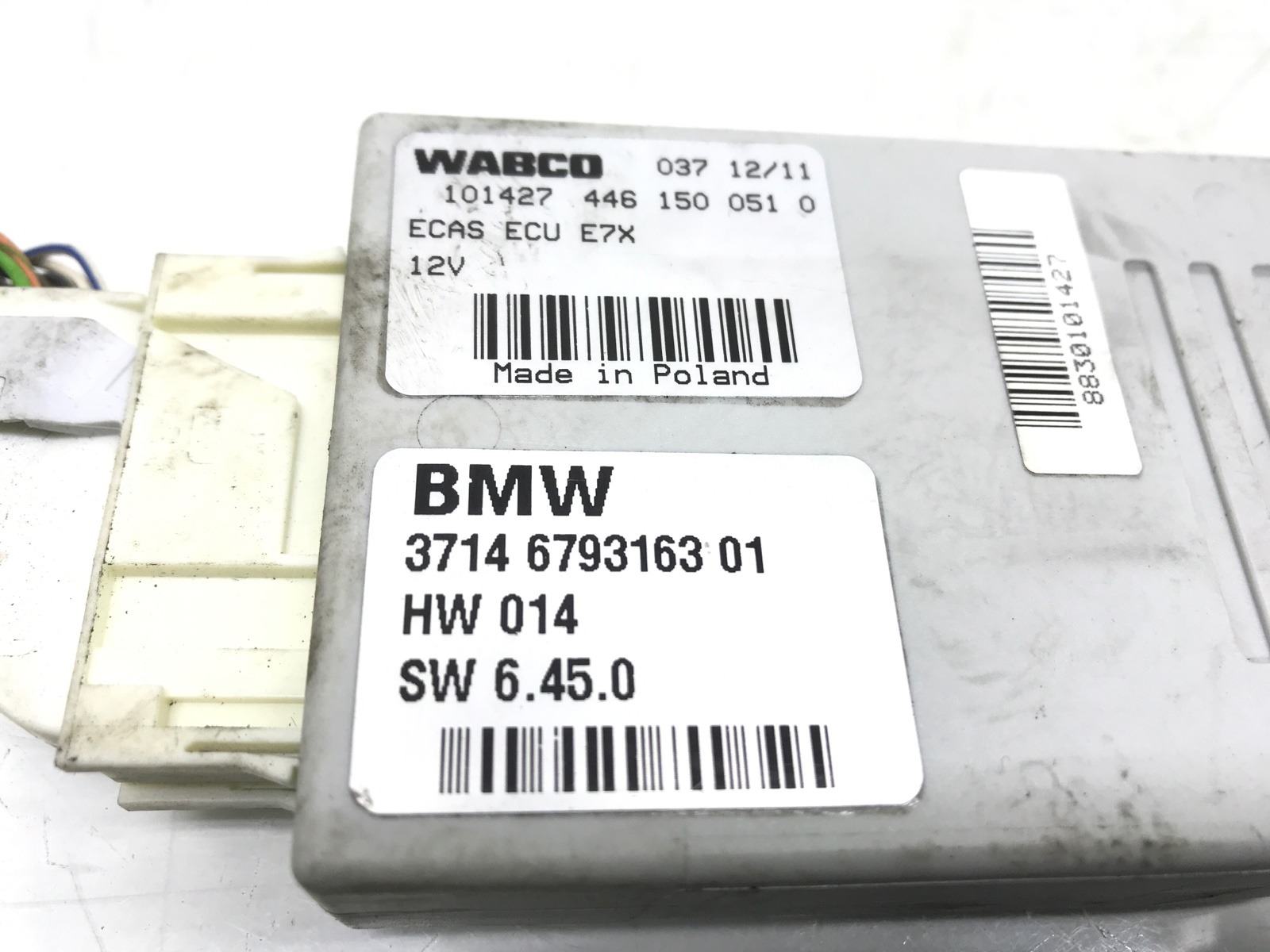 Блок управления пневмоподвеской для BMW X5 E70, 2011 г. 3.0 TD дизель б/у — фото 3