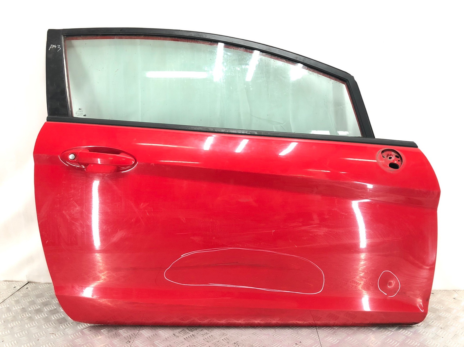 Дверь передняя правая для Ford Fiesta, 2009 г. 1.6 i бензин б/у