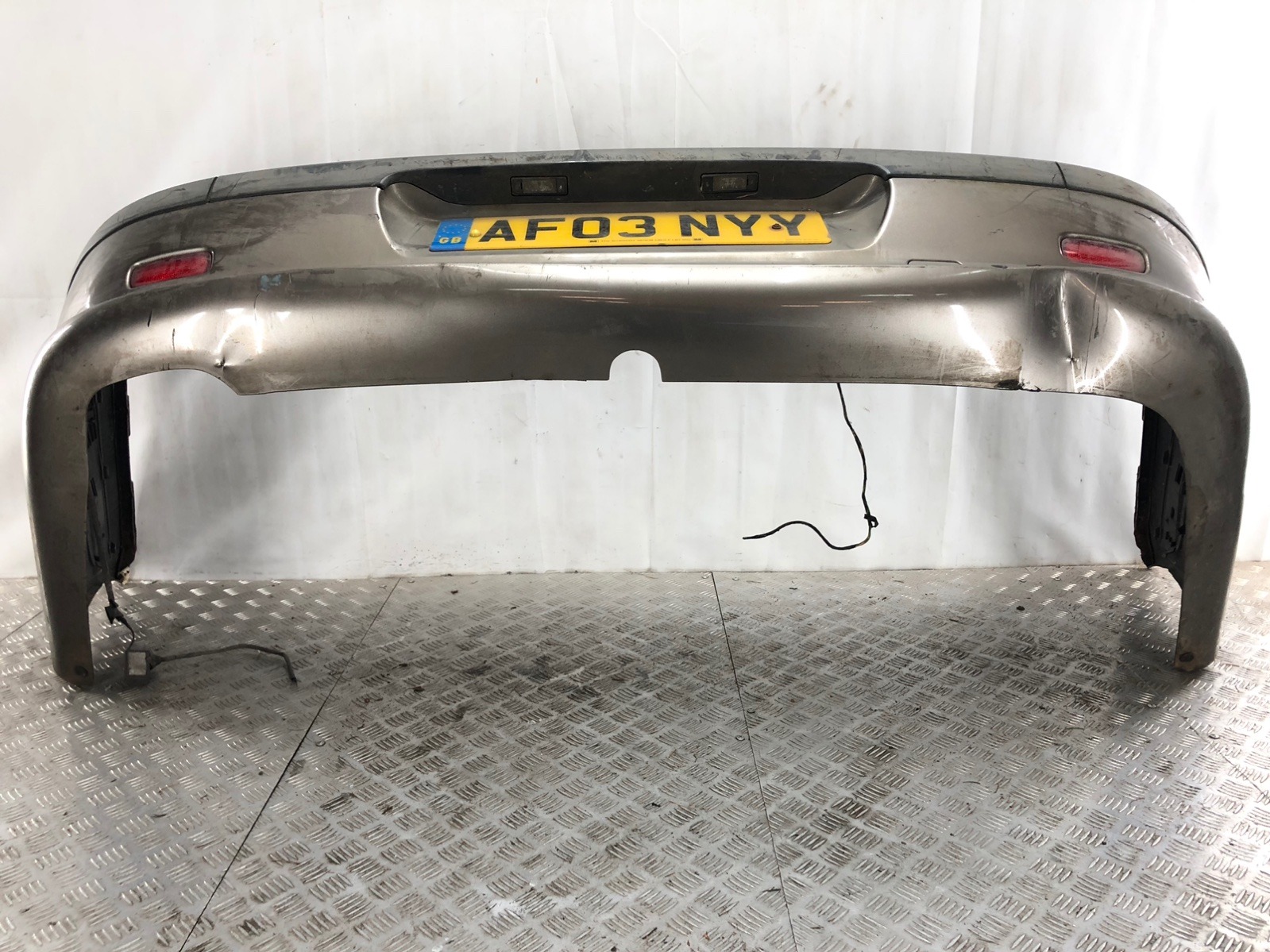 Бампер задний для Peugeot 607, 2003 г. 2.2 HDi дизель б/у — фото 4