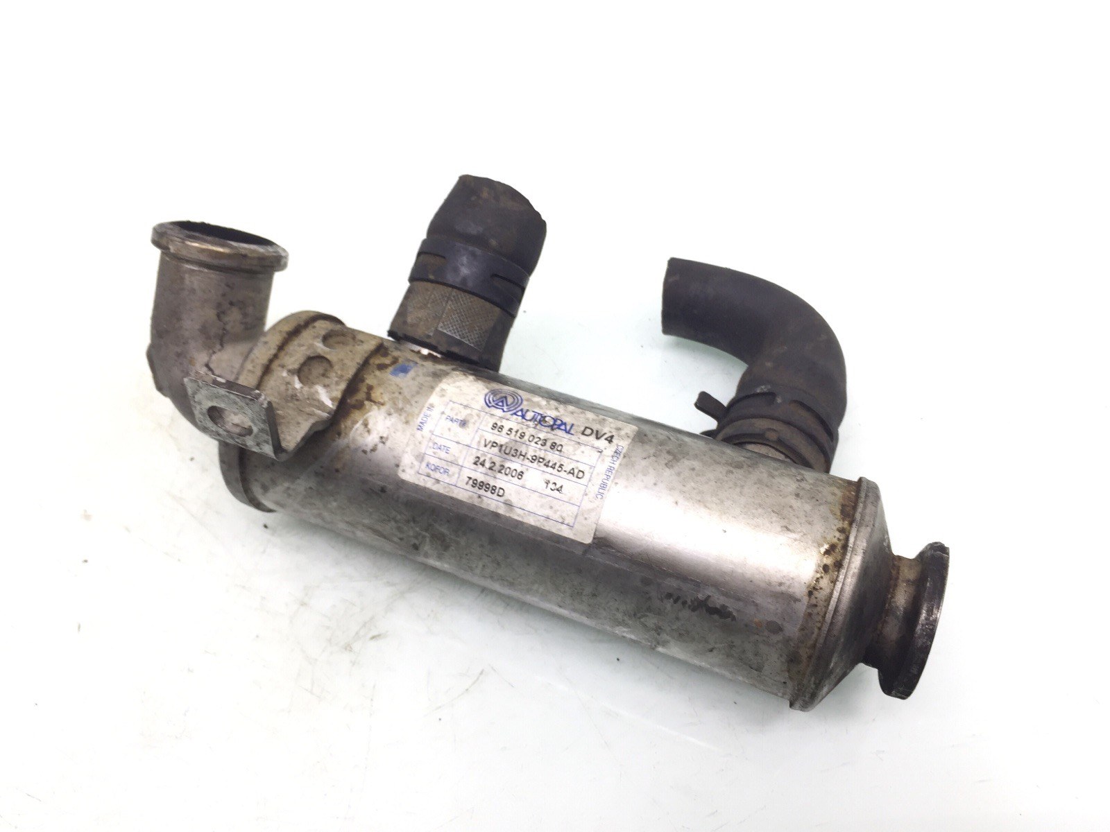 Радиатор EGR для Peugeot 206, 2006 г. 1.4 HDi дизель б/у