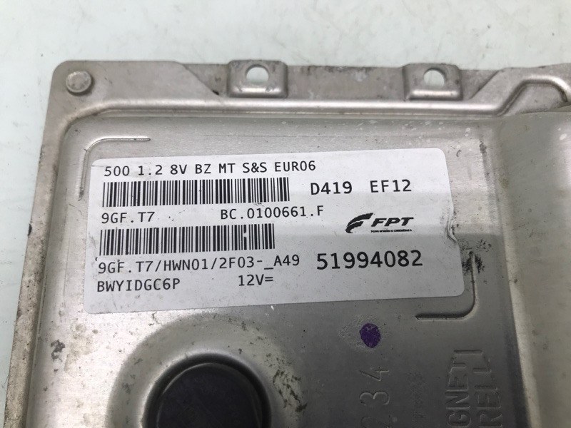 Блок управления двигателем для Fiat 500, 2014 г. 1.2 i бензин б/у — фото 3