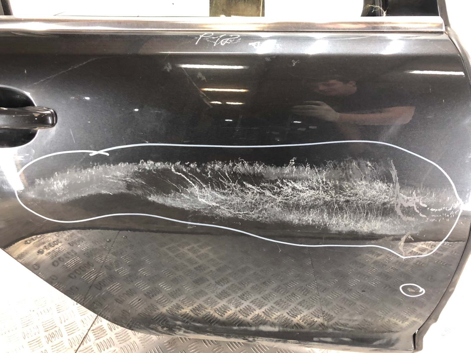 Дверь задняя правая для Jaguar XF, 2010 г. 3.0 TD дизель б/у — фото 6