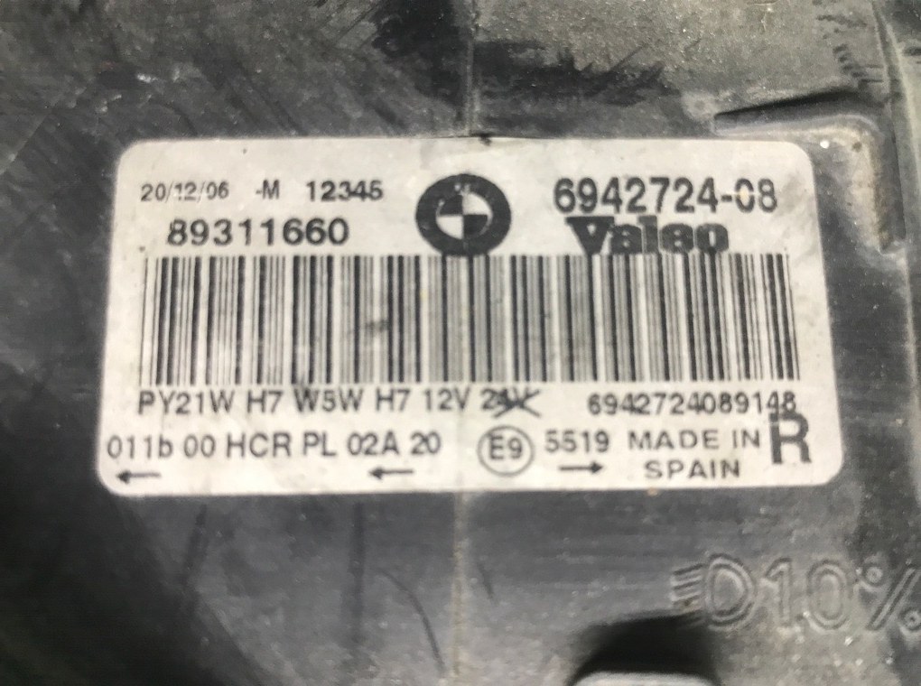 Фара правая для BMW 3 E90/E91/E92/E93, 2007 г. 2.0 TD дизель б/у — фото 7