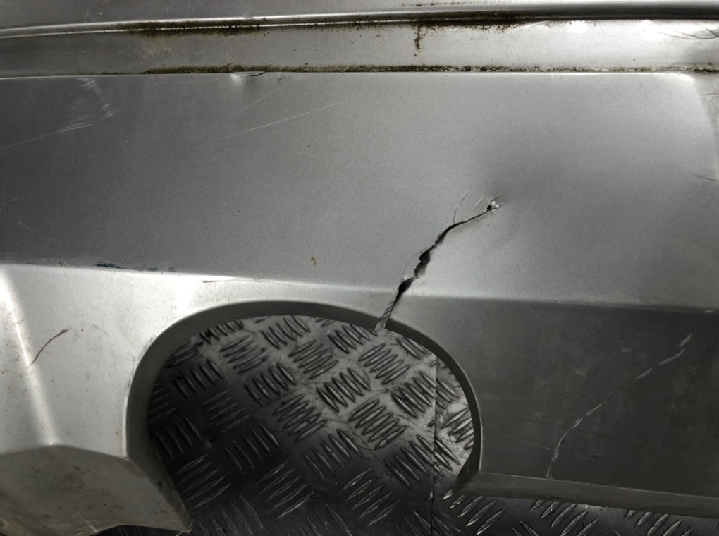 Бампер задний для Mercedes B W245, 2006 г. 2.0 CDi дизель б/у — фото 7