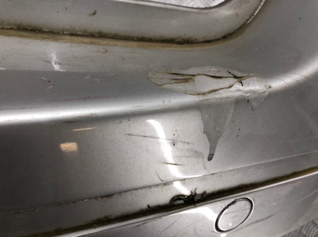 Бампер задний для Mercedes B W245, 2006 г. 2.0 CDi дизель б/у — фото 10