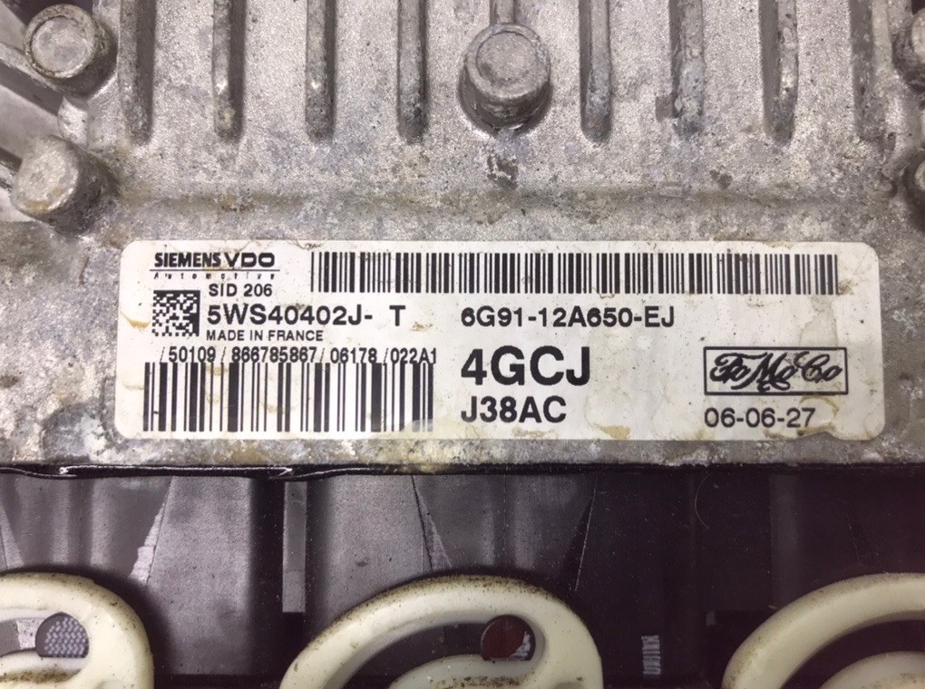 Блок управления двигателем для Ford S-Max, 2006 г. 2.0 TDCi дизель б/у — фото 3