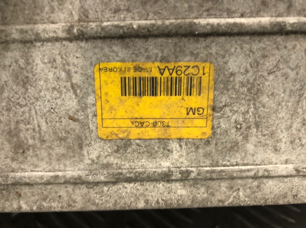 Интеркулер для Chevrolet Aveo, 2012 г. 1.2 VCDi дизель б/у — фото 4