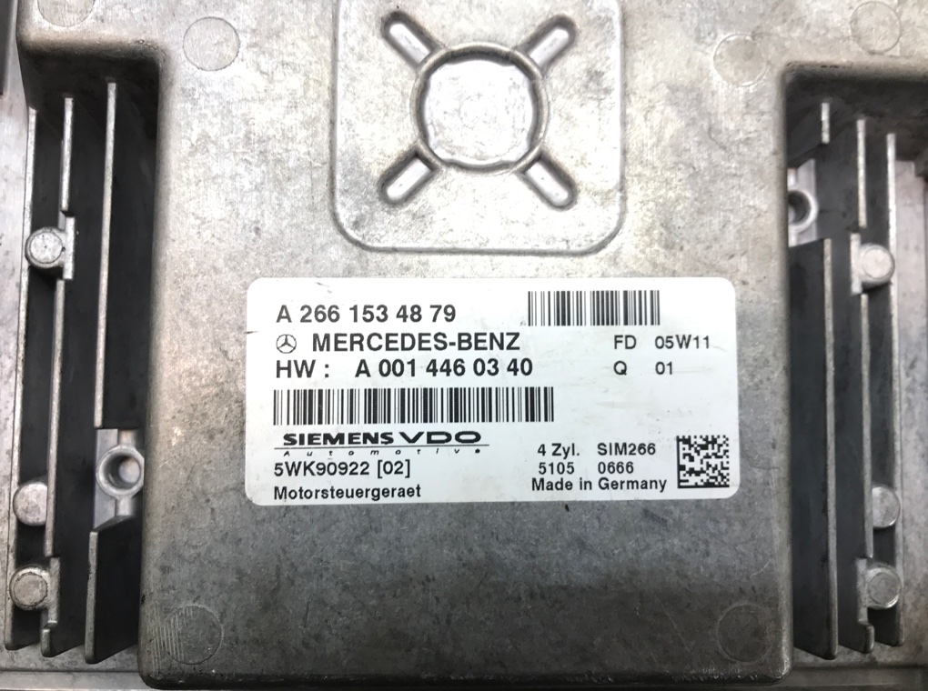 Блок управления двигателем для Mercedes A W169, 2005 г. 1.5 i бензин б/у — фото 4
