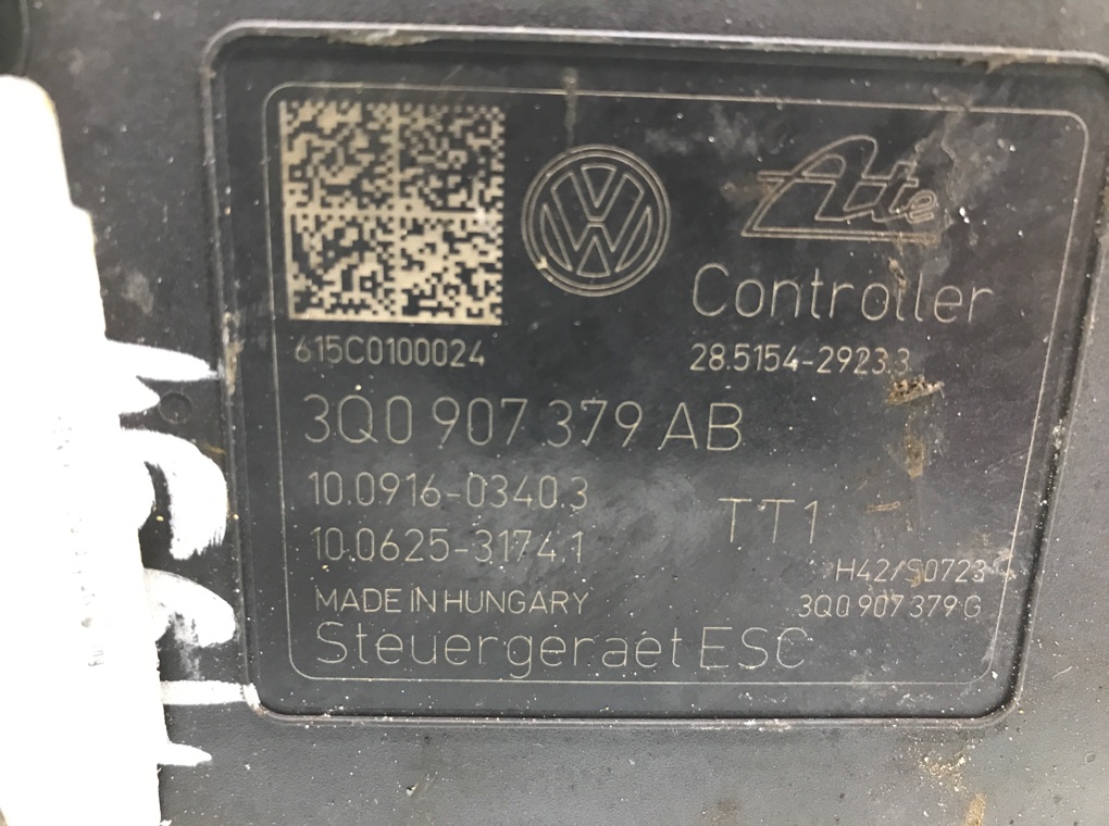 Блок ABS для Volkswagen Golf Sportsvan, 2015 г. 1.4 i бензин б/у — фото 5