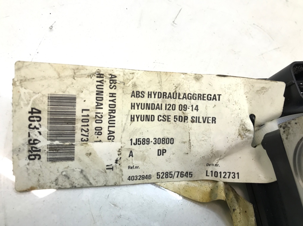 Блок ABS для Hyundai i20, 2011 г. 1.4 CRDi дизель б/у — фото 6