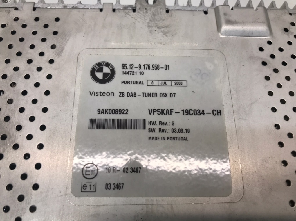 Блок управления магнитолой для BMW 3 E90/E91/E92/E93, 2008 г. 2.0 i бензин б/у — фото 4