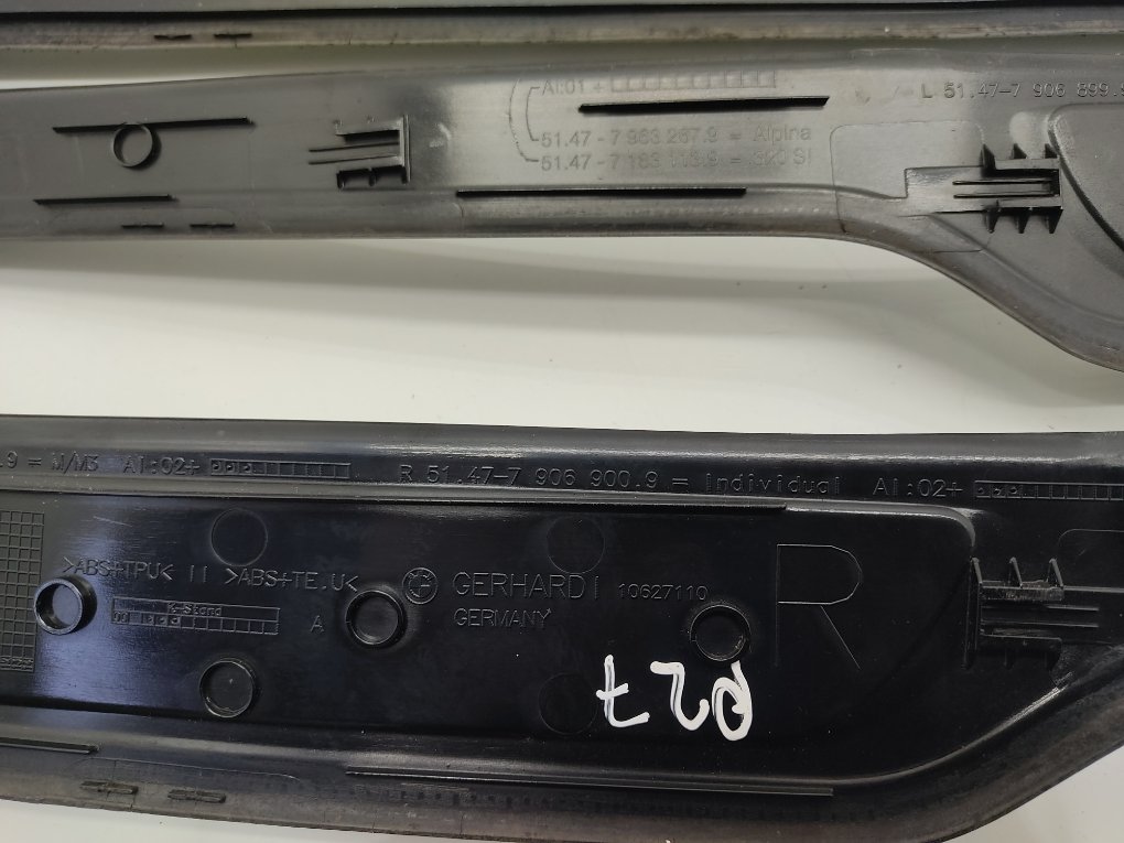 Накладка на порог для BMW 3 E90/E91/E92/E93, 2007 г. 2.0 i бензин б/у — фото 8