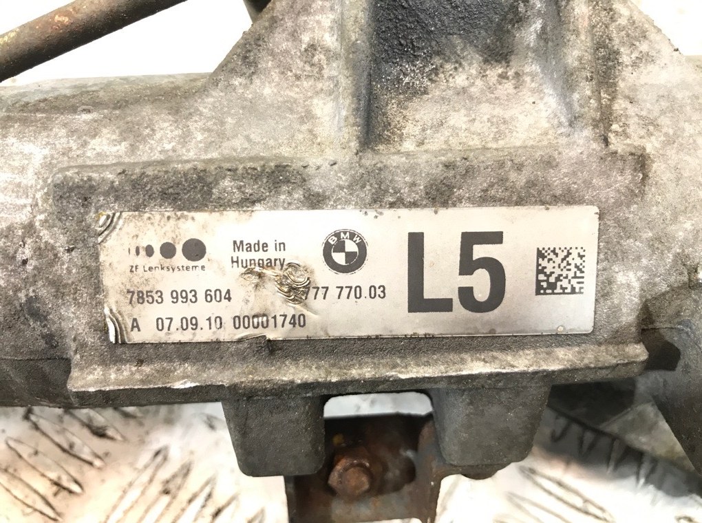 Рулевая рейка для BMW 5 F10/F11/GT F07, 2011 г. 2.0 TD дизель б/у — фото 5