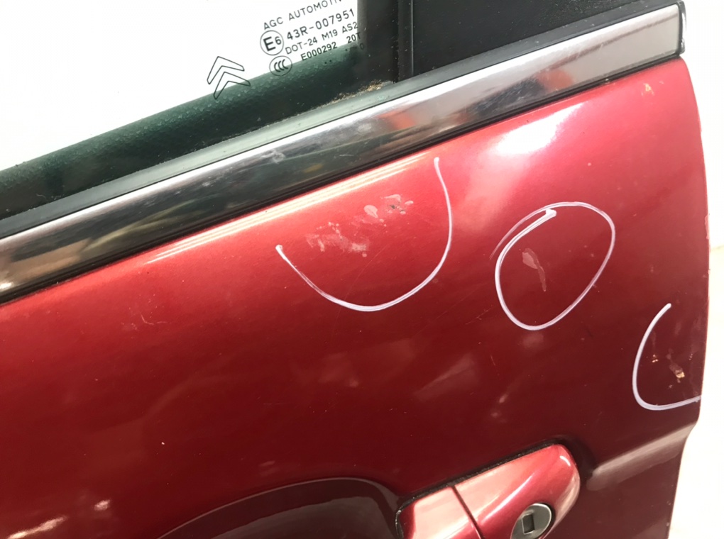 Дверь передняя левая для Citroen C3, 2010 г. 1.4 HDi дизель б/у — фото 6