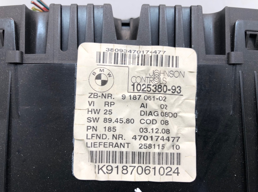 Щиток приборов (приборная панель) для BMW 3 E90/E91/E92/E93, 2009 г. 2.0 TD дизель б/у — фото 5