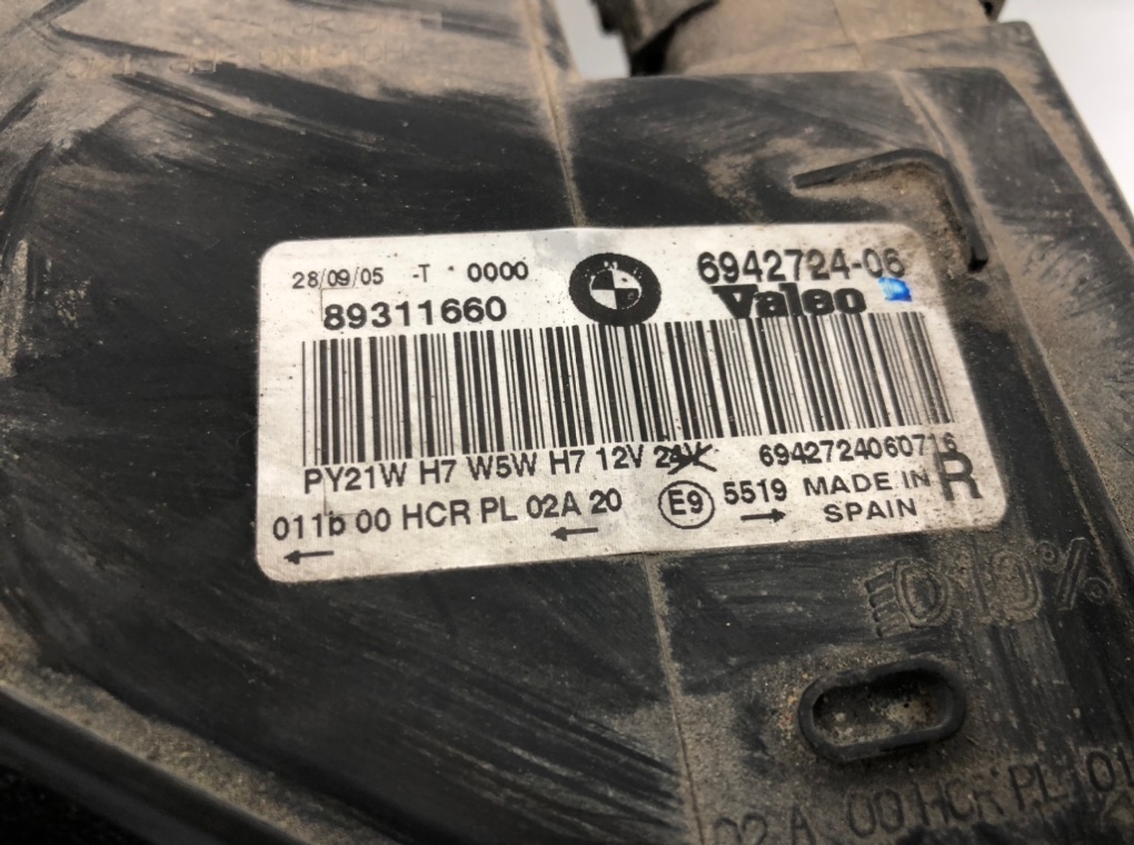 Фара правая для BMW 3 E90/E91/E92/E93, 2005 г. 2.5 i бензин б/у — фото 6