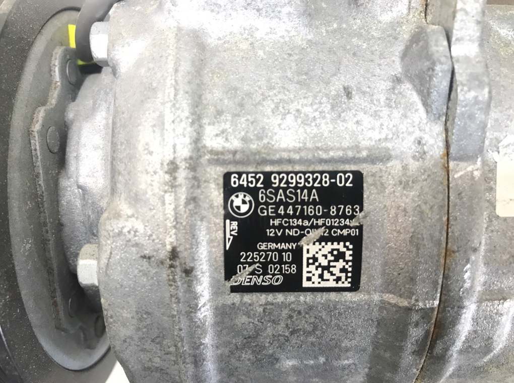Компрессор кондиционера для BMW 1 F20/F21, 2015 г. 2.0 TD дизель б/у — фото 5