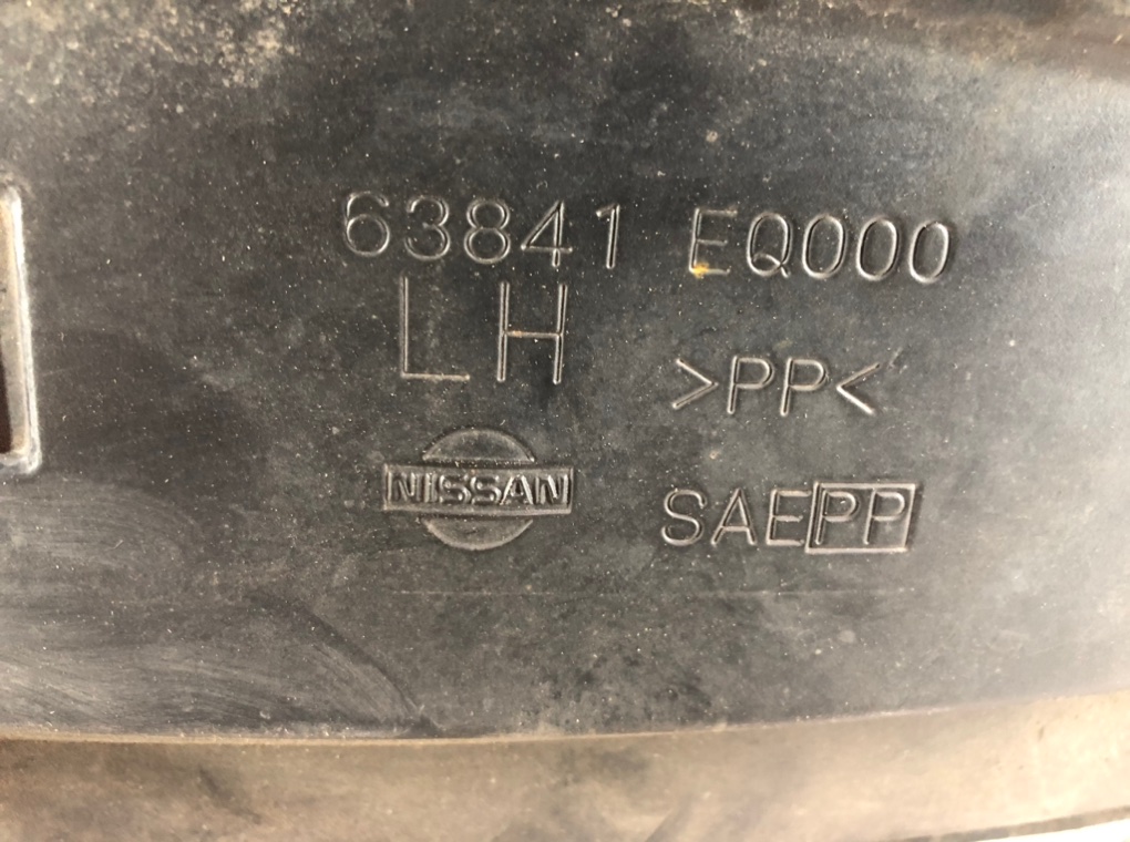 Защита арок передняя левая (подкрылок) для Nissan X-Trail, 2006 г. 2.2 DCi дизель б/у — фото 4