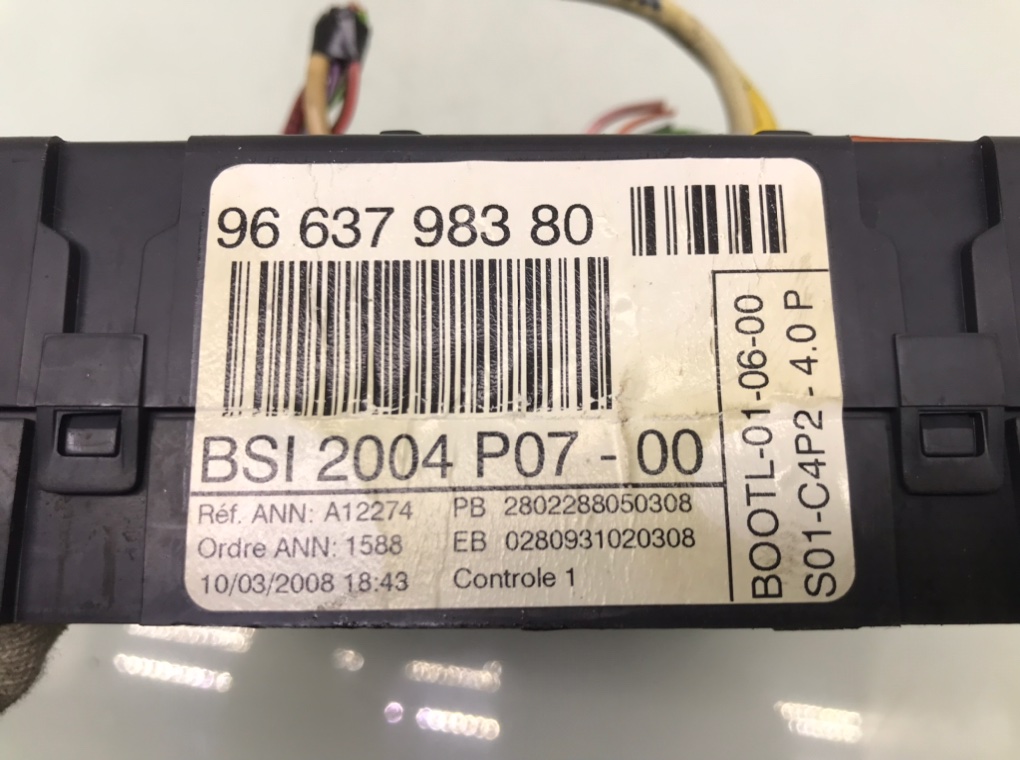 Блок комфорта для Peugeot 207, 2008 г. 1.6 i бензин б/у — фото 4