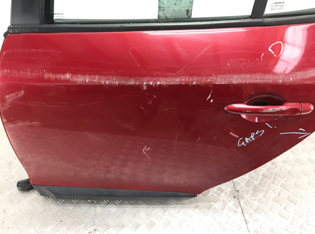 Дверь задняя левая для Renault Megane, 2009 г. 1.6 i бензин б/у — фото 3