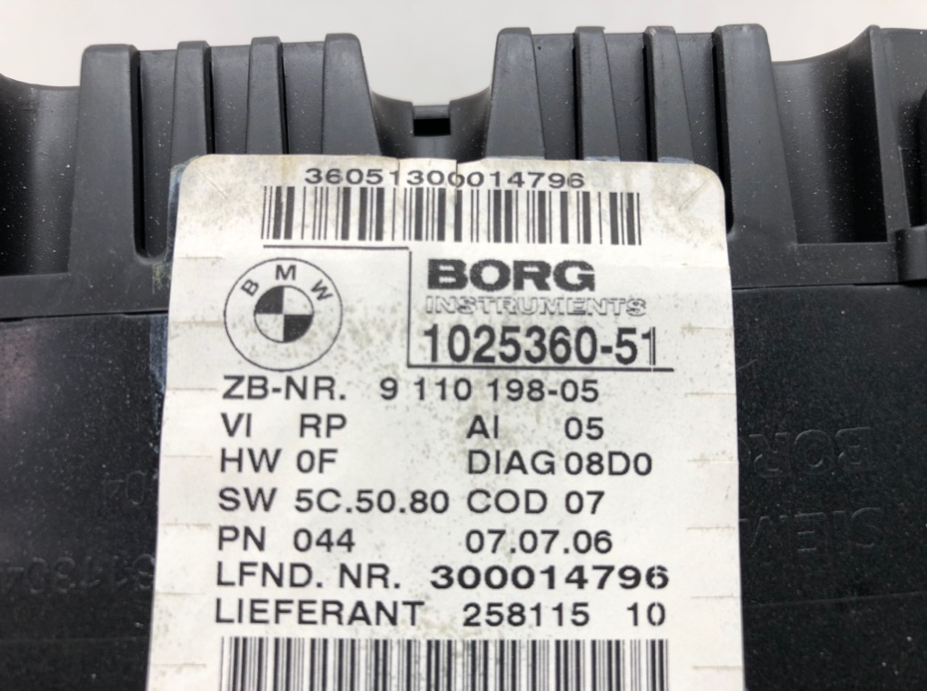 Щиток приборов (приборная панель) для BMW 3 E90/E91/E92/E93, 2006 г. 2.0 i бензин б/у — фото 4