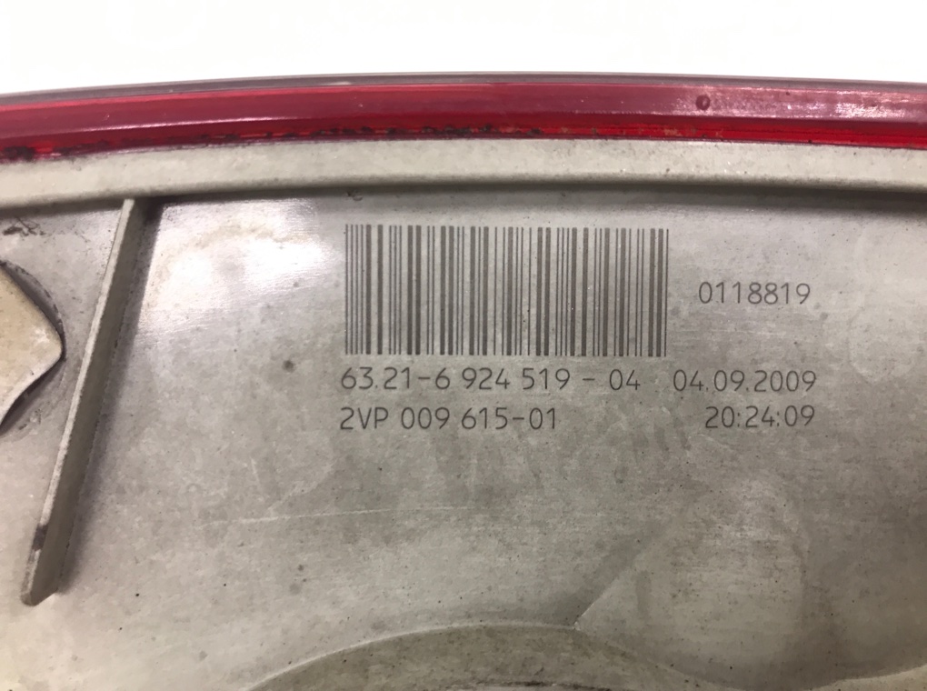 Фонарь задний левый для BMW 1 E87/E81/E82/E88, 2009 г. 2.0 TD дизель б/у — фото 6