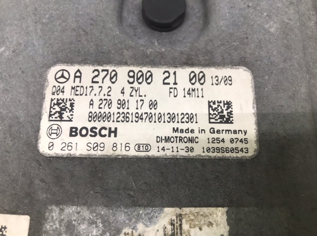 Блок управления двигателем для Mercedes CLA C117, 2015 г. 1.6 i бензин б/у — фото 4