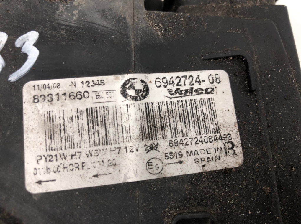 Фара правая для BMW 3 E90/E91/E92/E93, 2008 г. 2.0 TD дизель б/у — фото 6