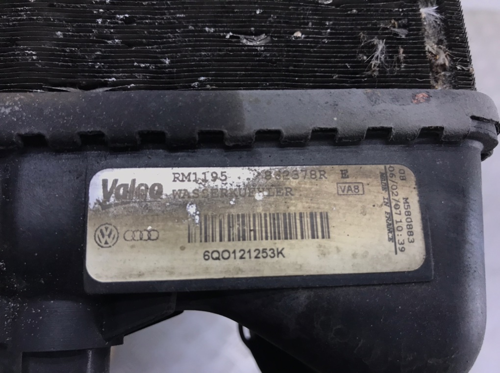 Кассета радиаторов для Volkswagen Polo, 2007 г. 1.2 i бензин б/у — фото 5