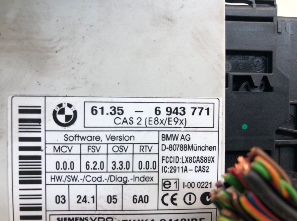 Замок зажигания для BMW 3 E90/E91/E92/E93, 2005 г. 2.0 TD дизель б/у — фото 5