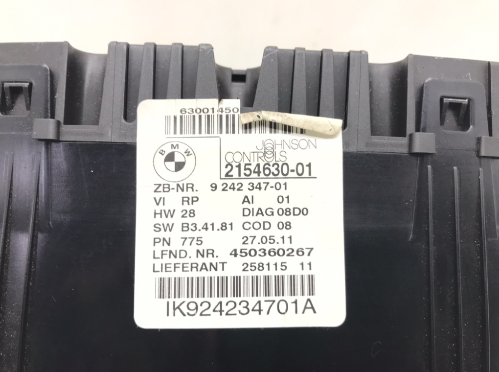 Щиток приборов (приборная панель) для BMW 3 E90/E91/E92/E93, 2011 г. 2.0 TD дизель б/у — фото 5
