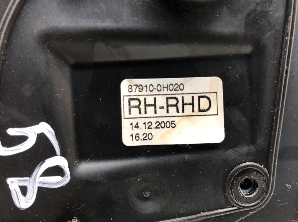 Зеркало наружное правое для Toyota Aygo, 2006 г. 1.0 i бензин б/у — фото 7