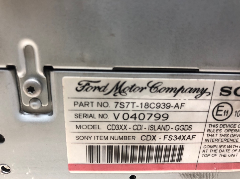 Магнитола для Ford Galaxy, 2008 г. 1.8 TDCi дизель б/у — фото 7