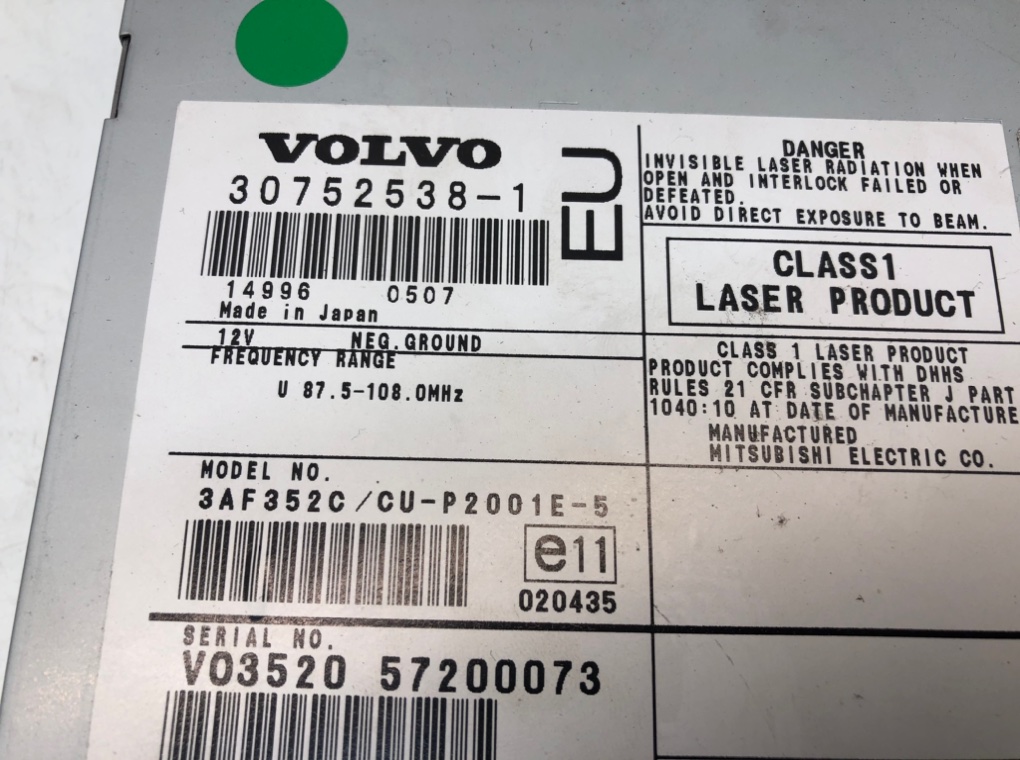 Блок навигации для Volvo S80, 2005 г. 2.4 D5 дизель б/у — фото 8
